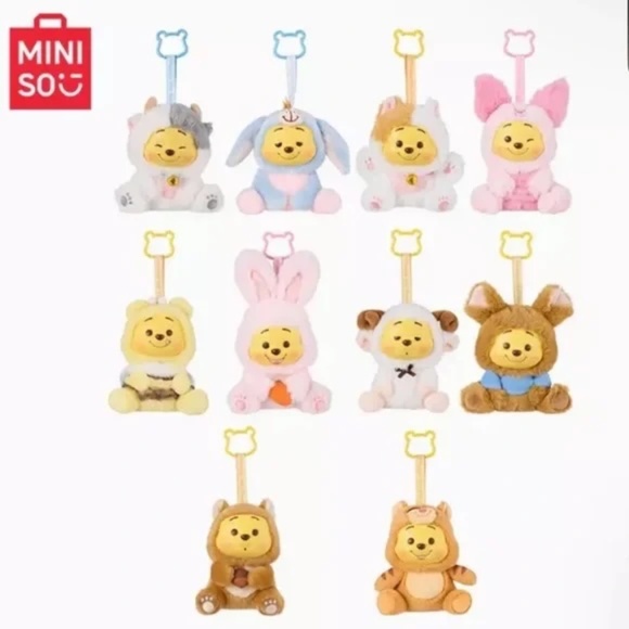Disney X Miniso Winnie the Pooh Squirrel Plush CONFIRMED - Picture 3 of 7